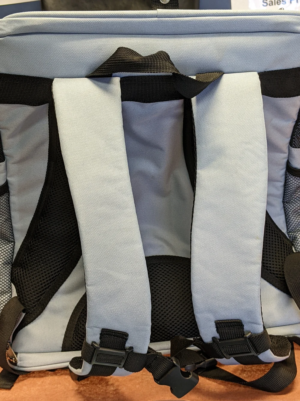 Backpack Cat Carrier - Grey & Black - 17